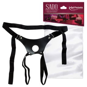 Cinta Para Prótese DP Com Regulagem La Pimienta (L081) - Pre... - Sex Shop Atacado Star: Produtos Eróticos e lingerie