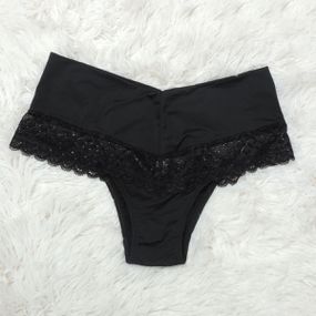 *-Calcinha Cinta (MP038) - Preto - Atacado Star Sex Shop, Lingerie e Produtos Eróticos