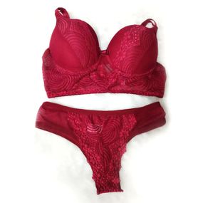 *Conjunto Liz (OD012) - Vermelho - Sex Shop Atacado Star: Produtos Eróticos e lingerie