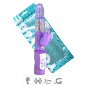 Vibrador Rotativo Com Estimulador VP (RT002C-ST356) - Roxo - Atacado Star Sex Shop, Lingerie e Produtos Eróticos