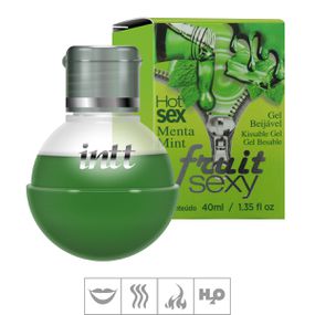 *Gel Comestível Hot Fruit Sexy 40ml (ST138) - Menta - Sex Shop Atacado Star: Produtos Eróticos e lingerie