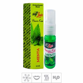 **Aromatizante Bucal Power Kiss 15ml (ST154) - Menta - Sex Shop Atacado Star: Produtos Eróticos e lingerie