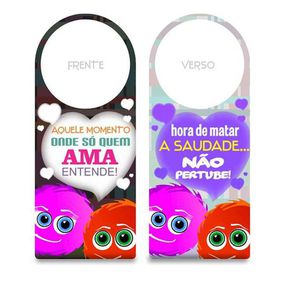 Aviso De Porta Fofuras Da Maçaneta (ST190) - Aquele Momento ... - Sex Shop Atacado Star: Produtos Eróticos e lingerie