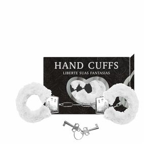 Algema em Metal Com Pelucia Hand Cuffs VP (AL001-ST192) - Br... - Sex Shop Atacado Star: Produtos Eróticos e lingerie