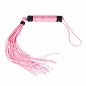 Chicote Luxo Cordas Brasil Fetiche 37cm (CLC-ST530) - Rosa - Atacado Star Sex Shop, Lingerie e Produtos Eróticos