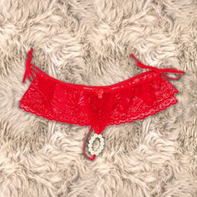 Calcinha Tailandesa Com Saia 50Tons (TO001-ST539) - Vermel... - Sex Shop Atacado Star: Produtos Eróticos e lingerie