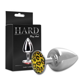 Plug de Metal M Com Pedras Variadas Hard (ST611-HA114) - C... - Sex Shop Atacado Star: Produtos Eróticos e lingerie