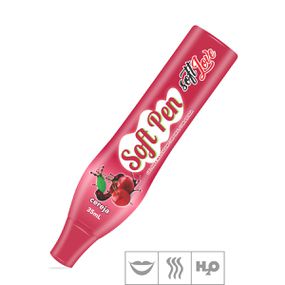 **Caneta Comestível Soft Pen 35ml (ST672) - Cereja - Sex Shop Atacado Star: Produtos Eróticos e lingerie