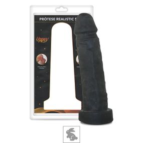 Prótese 17x14cm Simples Bernard Upper (ST779) - Preto - Sex Shop Atacado Star: Produtos Eróticos e lingerie
