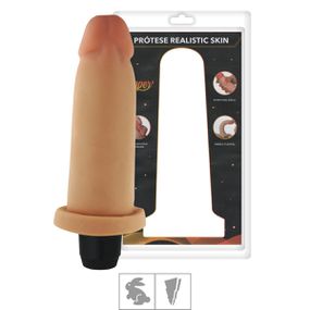 Prótese 14x11cm Com Vibro Tom Upper (UP213-ST788) - Bege - Sex Shop Atacado Star: Produtos Eróticos e lingerie