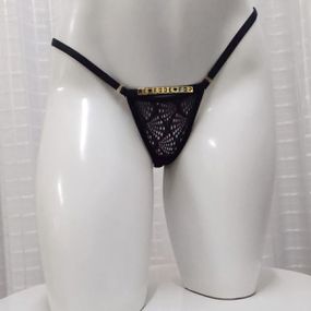 Calcinha Para Personalização (ST961) - Preta - Atacado Star Sex Shop, Lingerie e Produtos Eróticos