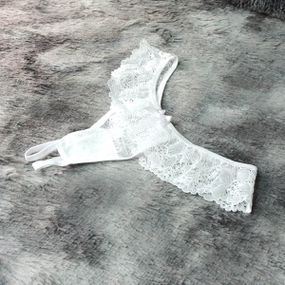 Calcinha Com Porta Vibro (TO004) - Branco - Sex Shop Atacado Star: Produtos Eróticos e lingerie