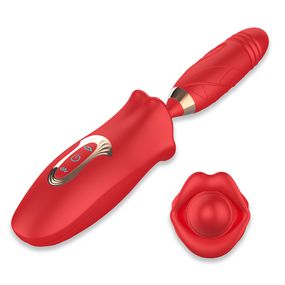 Vibrador Recarregável Formato de Boca Honey Mouth VP (VB155)... - Sex Shop Atacado Star: Produtos Eróticos e lingerie