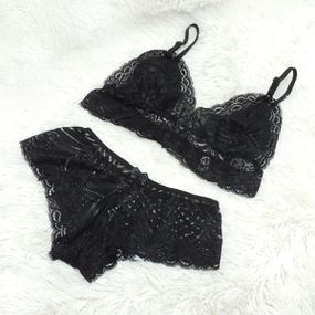 Conjunto Cindy (DR4506) - Preto - Atacado Star Sex Shop, Lingerie e Produtos Eróticos