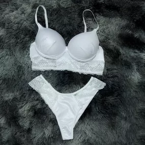 Conjunto Cirrê (DR4526) - Branco - Sex Shop Atacado Star: Produtos Eróticos e lingerie