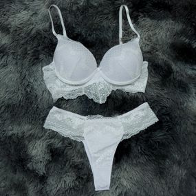 Conjunto Nanda (DR4530-DR4595) - Branco - Sex Shop Atacado Star: Produtos Eróticos e lingerie