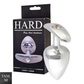 Plug Metálico M Anatômicoa (HA140). - Cromado - Atacado Star Sex Shop, Lingerie e Produtos Eróticos