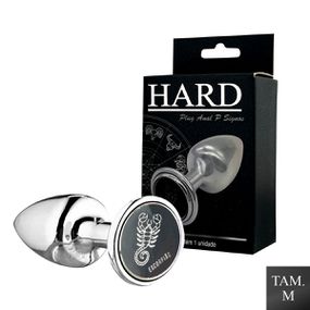 Plug Metálico M Signos Escorpião (HA163ES) - Cromado - Atacado Star Sex Shop, Lingerie e Produtos Eróticos