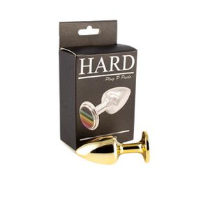 Plug Metálico P Pride Hard (HA174) - Dourado - Atacado Star Sex Shop, Lingerie e Produtos Eróticos