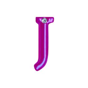 Letras Para Personalização de Plug Rosa (HA180R) - J - Sex Shop Atacado Star: Produtos Eróticos e lingerie