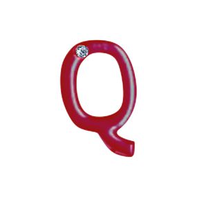 Letras Para Personalização de Plug Vermelha (HA180V) - Q - Sex Shop Atacado Star: Produtos Eróticos e lingerie
