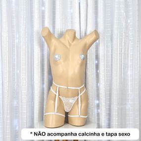 Cinta Linga Simples (LG003) - Branco - Sex Shop Atacado Star: Produtos Eróticos e lingerie