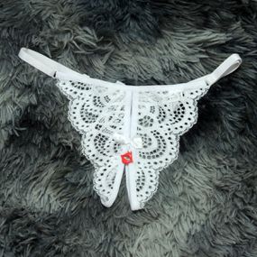 *Calcinha Boquinha (MCA0603) - Branco - Sex Shop Atacado Star: Produtos Eróticos e lingerie