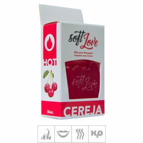 **Gel Comestível Soft Love Hot 30ml (ST116) - Cereja - Sex Shop Atacado Star: Produtos Eróticos e lingerie