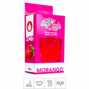 **Gel Comestível Soft Love Hot 30ml (ST116) - Morango - Sex Shop Atacado Star: Produtos Eróticos e lingerie