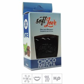 **Gel Comestível Soft Love Ice 30ml (ST117) - Chocomenta - Sex Shop Atacado Star: Produtos Eróticos e lingerie