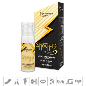Excitante Unissex Shock-G 15g (ST174) - Leite Condensado - Sex Shop Atacado Star: Produtos Eróticos e lingerie