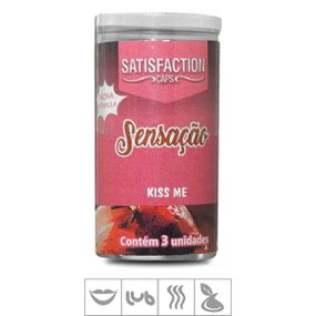 *PROMO - Bolinha Beijável Kiss Me Satisfaction Caps 3un Vali... - Sex Shop Atacado Star: Produtos Eróticos e lingerie