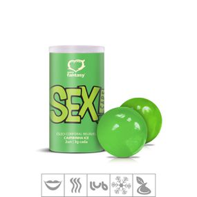 Bolinha Funcional Beijável Ice Sex! Caps 2un (ST671) - Cai... - Sex Shop Atacado Star: Produtos Eróticos e lingerie