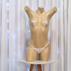 Calcinha Elisa Íntima Delas (ST866) - Branco - Sex Shop Atacado Star: Produtos Eróticos e lingerie