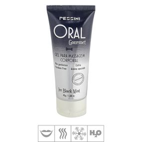 Gel Comestível Oral Gourmet Ice 45g (ST871) - Black Mint - Atacado Star Sex Shop, Lingerie e Produtos Eróticos