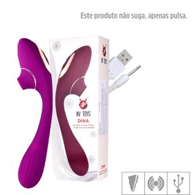 Vibrador Recarregável Dina VP (SU028) - Roxo - Sex Shop Atacado Star: Produtos Eróticos e lingerie