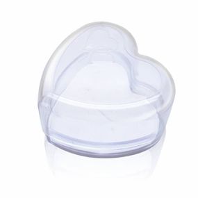 *Embalagem de Coração Acrílico Para 3 Bolinhas (00577) - Pad... - Linda Sex Produtos Eróticos BH, Lingerie sensuais, sex shop.