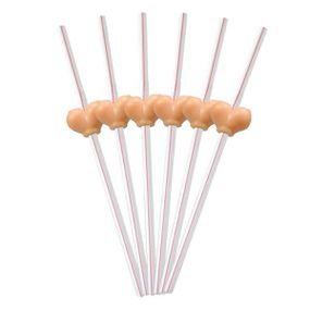 *Canudo Formato De Seio Com 6un (TA-14 - 16248) - Padrão - Linda Sex Produtos Eróticos BH, Lingerie sensuais, sex shop.