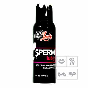 **Lubrificante Sperm Luby Aerossol 100ml (17260) - Padrão - Linda Sex Produtos Eróticos BH, Lingerie sensuais, sex shop.