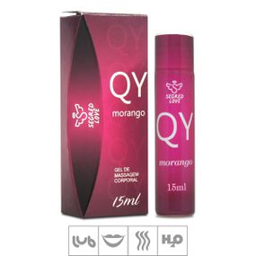 Lubrificante Beijável QY 15ml (17362) - Morango - Linda Sex Produtos Eróticos BH, Lingerie sensuais, sex shop.