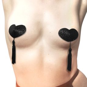 Tapa Mamilo Coração 50 Tons (TO111-17437) - Preto - Linda Sex Produtos Eróticos BH, Lingerie sensuais, sex shop.