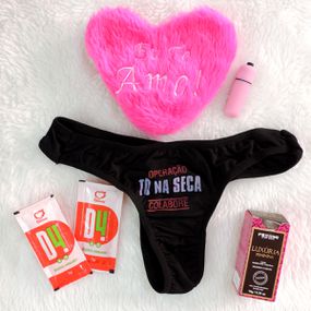 *Kit Tô Na Seca KT000 (17490) - Padrão - Linda Sex Produtos Eróticos BH, Lingerie sensuais, sex shop.