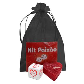 Kit Paixão Com Vela e Dado DC (17493) - Padrão - Linda Sex Produtos Eróticos BH, Lingerie sensuais, sex shop.