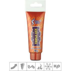 *PROMO - Excitante Unissex Triplo XXX Bisnaga 18g Validade 1... - Linda Sex Produtos Eróticos BH, Lingerie sensuais, sex shop.