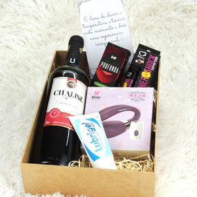Caixa Presenteável Vibro Casal (17722) - Padrão - Linda Sex Produtos Eróticos BH, Lingerie sensuais, sex shop.