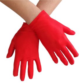 Luva Curta em Cirrê - (17908) - Vermelho - Linda Sex Produtos Eróticos BH, Lingerie sensuais, sex shop.