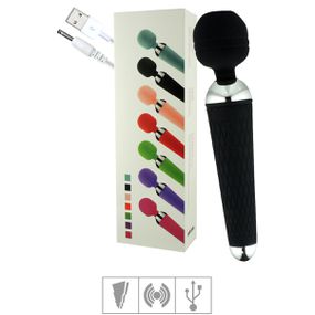 Massageador Varinha Mágica Recarregável SI (7475) - Preto - Linda Sex Produtos Eróticos BH, Lingerie sensuais, sex shop.