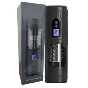 Masturbador Lanterna Com Rotação SI (7757) - Preto - Linda Sex Produtos Eróticos BH, Lingerie sensuais, sex shop.