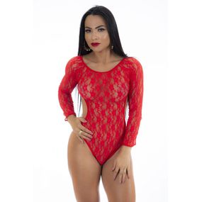 *Body Escandalo (PS8077) - Vermelho - Linda Sex Produtos Eróticos BH, Lingerie sensuais, sex shop.