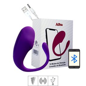 Estimulador Via APP Alba SI (8151) - Roxo - Linda Sex Produtos Eróticos BH, Lingerie sensuais, sex shop.